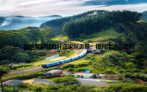 三、双色茉莉盆栽打造家居美景, 提升生活品质将双色茉莉盆栽摆放在家中, 不仅能美化家居环境, 还能提升生活品质