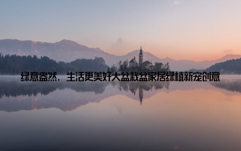 绿意盎然, 生活更美好大盆栽盆家居绿植新宠创意园艺生活必备, 不仅是一种生活态度, 更是一种生活品质的提升